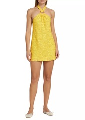 Ramy Brook Viola Crochet Shift Minidress