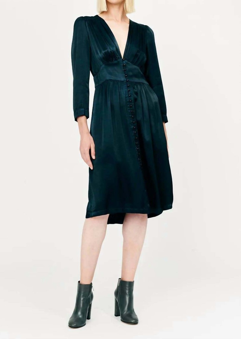 Raquel Allegra Georgia Dress In Midnight