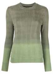 Raquel Allegra Horizon tie-dye cashmere sweater