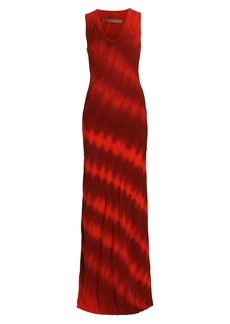 Raquel Allegra Kennedy Tie-Dye Maxi Dress