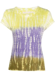 Raquel Allegra Liv tie dye-print cotton T-shirt