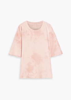 Raquel Allegra - Tie-dyed cotton-jersey T-shirt - Pink - 0