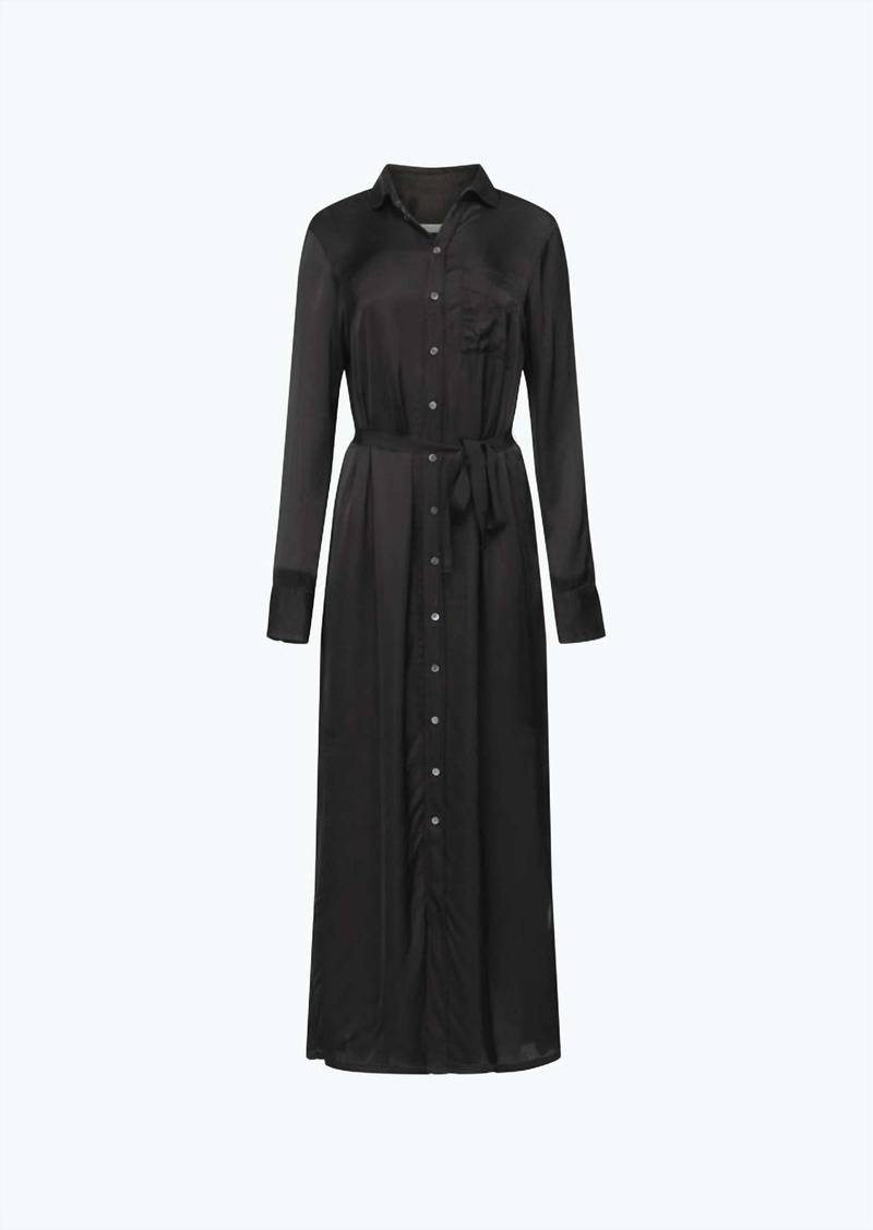 Raquel Allegra Shirt Dress In Black