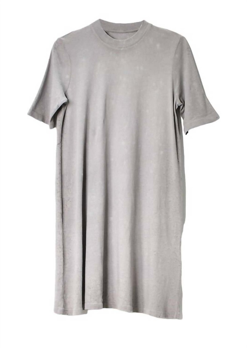 Raquel Allegra Women's Mod Dress In Silver Tie Dye