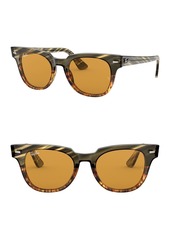 Ray-Ban 50mm Square Sunglasses