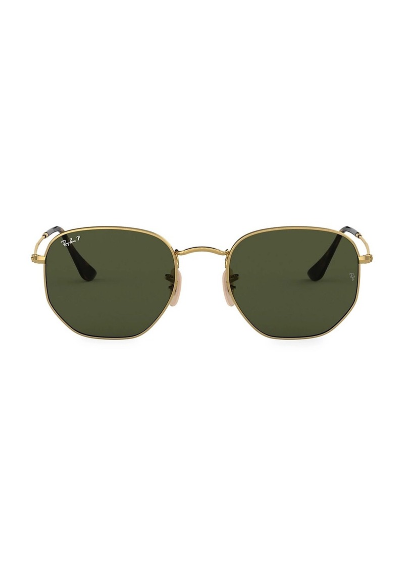 Ray Ban 51mm Irregular Round Sunglasses Sunglasses