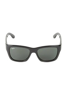 Ray-Ban 53MM Solid Rectangular Sunglasses