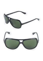 Ray-Ban 59MM Polarized Pilot Sunglasses