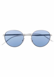 Ray-Ban logo round frame sunglasses