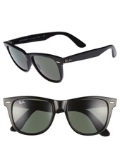 Ray-Ban Classic Wayfarer 54mm Sunglasses in Black/Green at Nordstrom