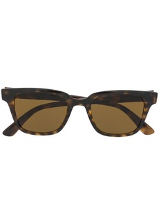 Ray-Ban polarised rectangular frame sunglasses