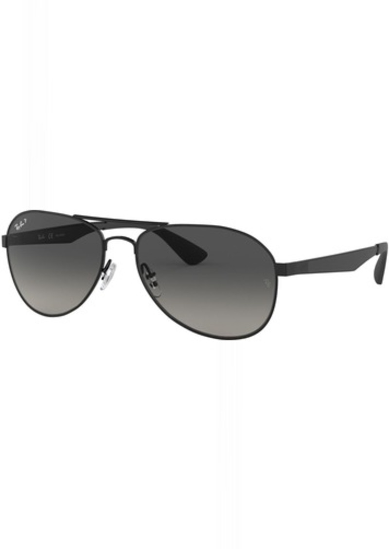 Ray-Ban 3589 Polarized Sunglasses, Men's, Black/Grey Polarized | Father's Day Gift Idea