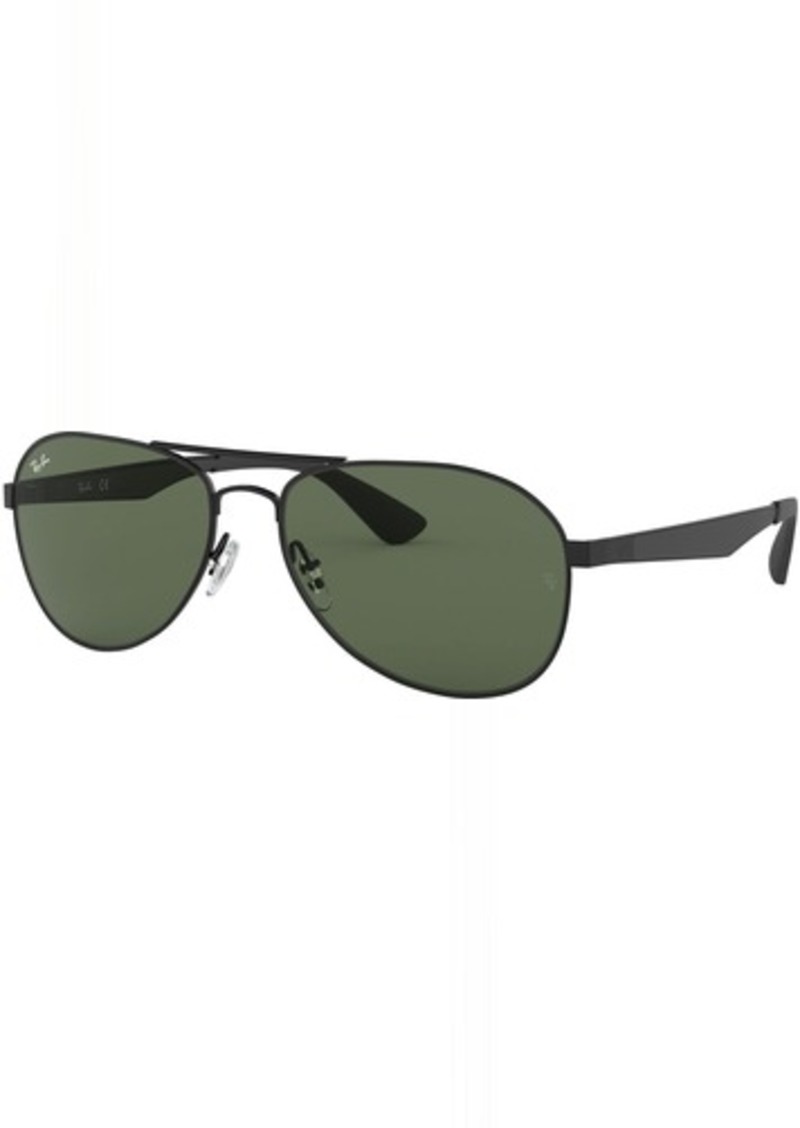 Ray-Ban 3589 Sunglasses, Men's, Black/Green