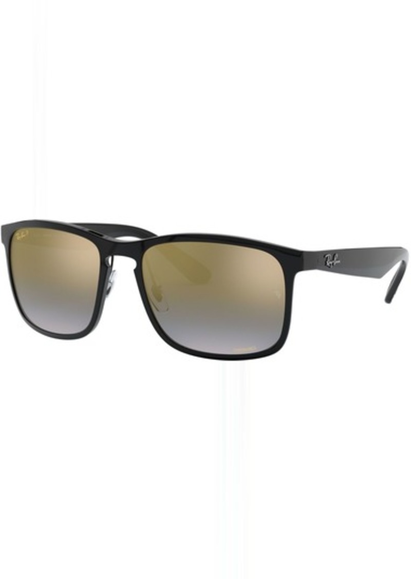 Ray-Ban 4264 Chromance Sunglasses, Men's, Black/Blue Gold Polarized | Father's Day Gift Idea