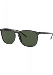 Ray-Ban 4387 Sunglasses, Men's, Black/Green