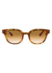 Ray-Ban 50mm Cat Eye Sunglasses in Yellow Havana/Brown Gradient at Nordstrom