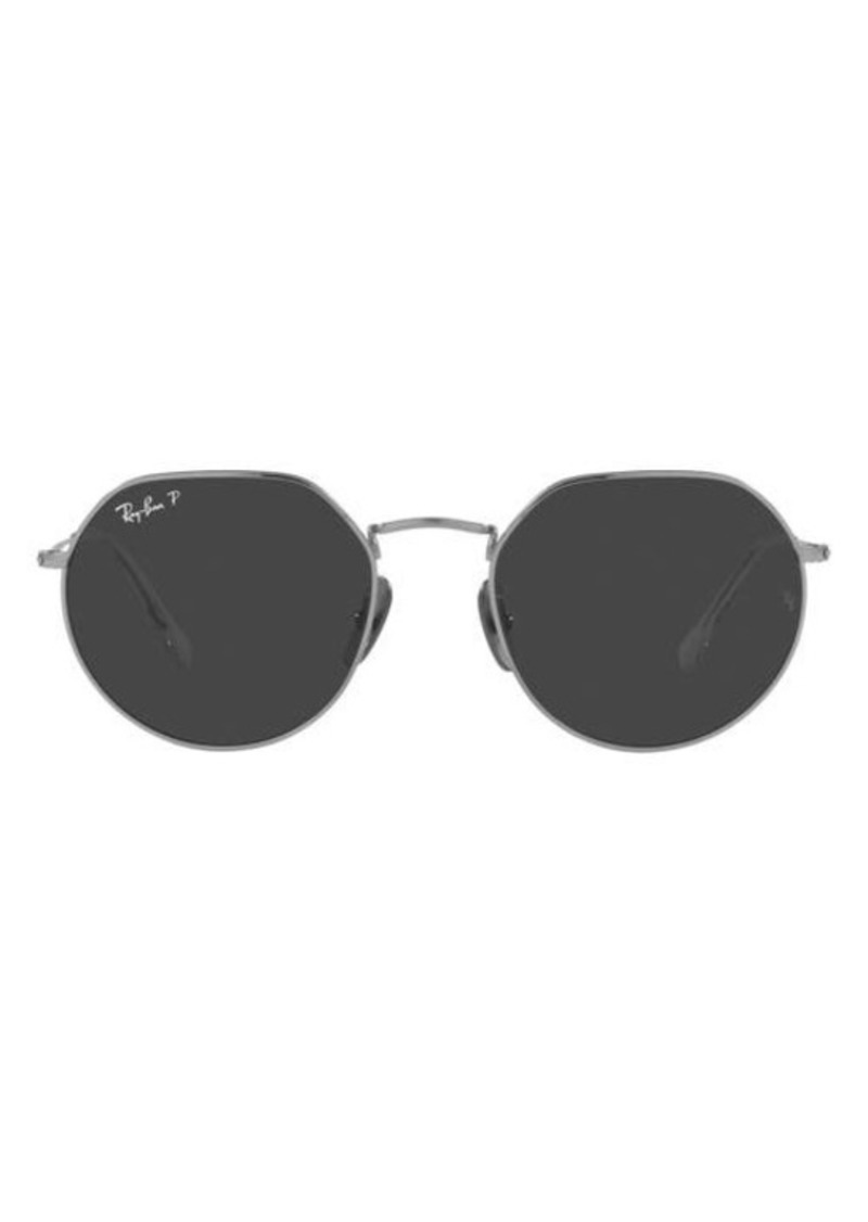 Ray-Ban 53mm Irregular Polarized Sunglasses