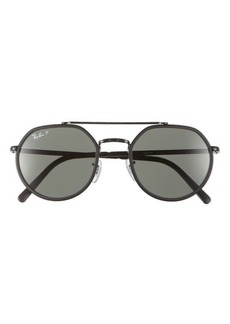 Ray-Ban 53mm Polarized Irregular Sunglasses