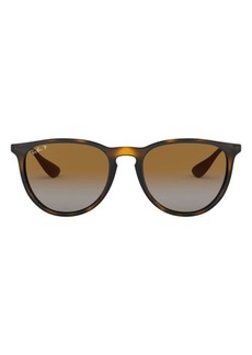 Ray-Ban 54mm Polarized Gradient Round Sunglasses