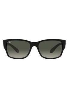 Ray-Ban 55mm Gradient Pillow Sunglasses