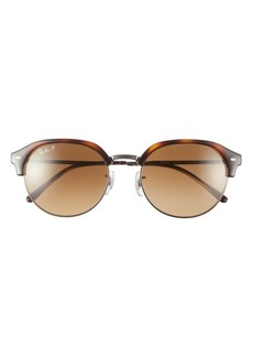 Ray-Ban 55mm Gradient Polarized Irregular Sunglasses