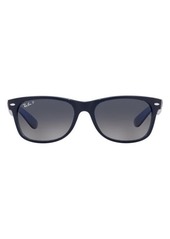 Ray-Ban 55mm Gradient Polarized Square Sunglasses