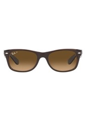 Ray-Ban 55mm Gradient Polarized Square Sunglasses