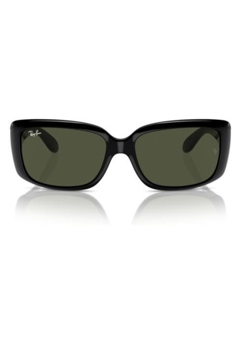 Ray-Ban 58mm Rectangular Sunglasses