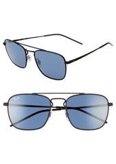 Ray-Ban 55mm Square Sunglasses in Black at Nordstrom