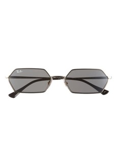 Ray-Ban Yevi 58mm Rectangular Sunglasses