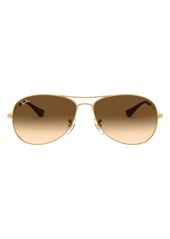 Ray-Ban 56mm Gradient Aviator Sunglasses in Arista/Crystal Brown Gradient at Nordstrom