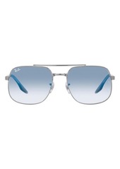 Ray-Ban 56mm Gradient Square Sunglasses