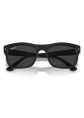 Ray-Ban 56mm Polarized Square Sunglasses