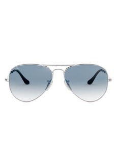 Ray-Ban 58mm Gradient Aviator Sunglasses