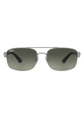 Ray-Ban 58mm Gradient Pillow Sunglasses