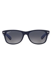 Ray-Ban New Wayfarer 58mm Gradient Polarized Rectangular Sunglasses