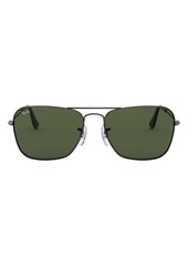 Ray-Ban 58mm Rectangle Aviator Sunglasses