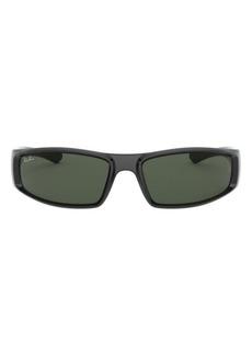 Ray-Ban 58mm Rectangular Wrap Sunglasses
