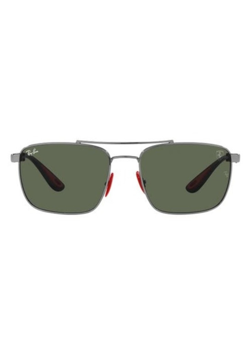Ray-Ban 58mm Square Sunglasses