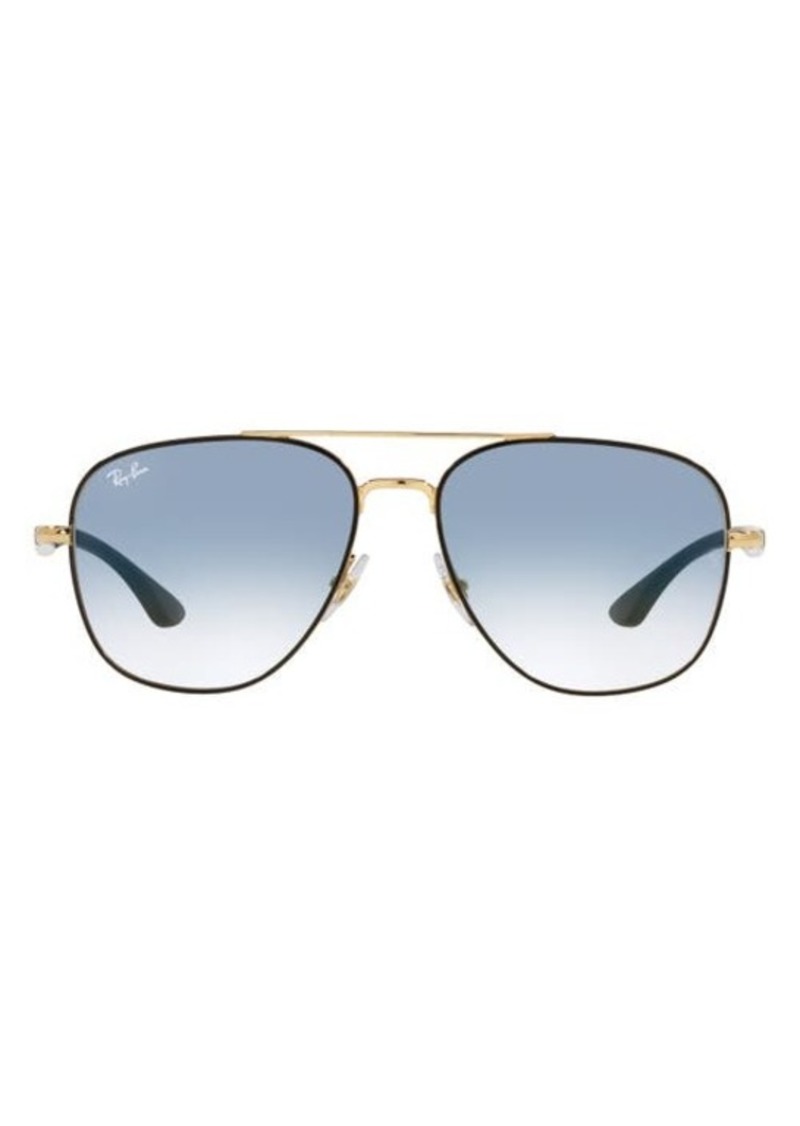 Ray-Ban 59mm Gradient Square Sunglasses