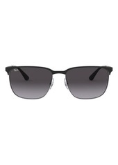 Ray-Ban 59mm Gradient Square Sunglasses