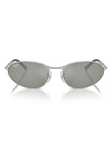 Ray-Ban 56mm Irregular Oval Sunglasses