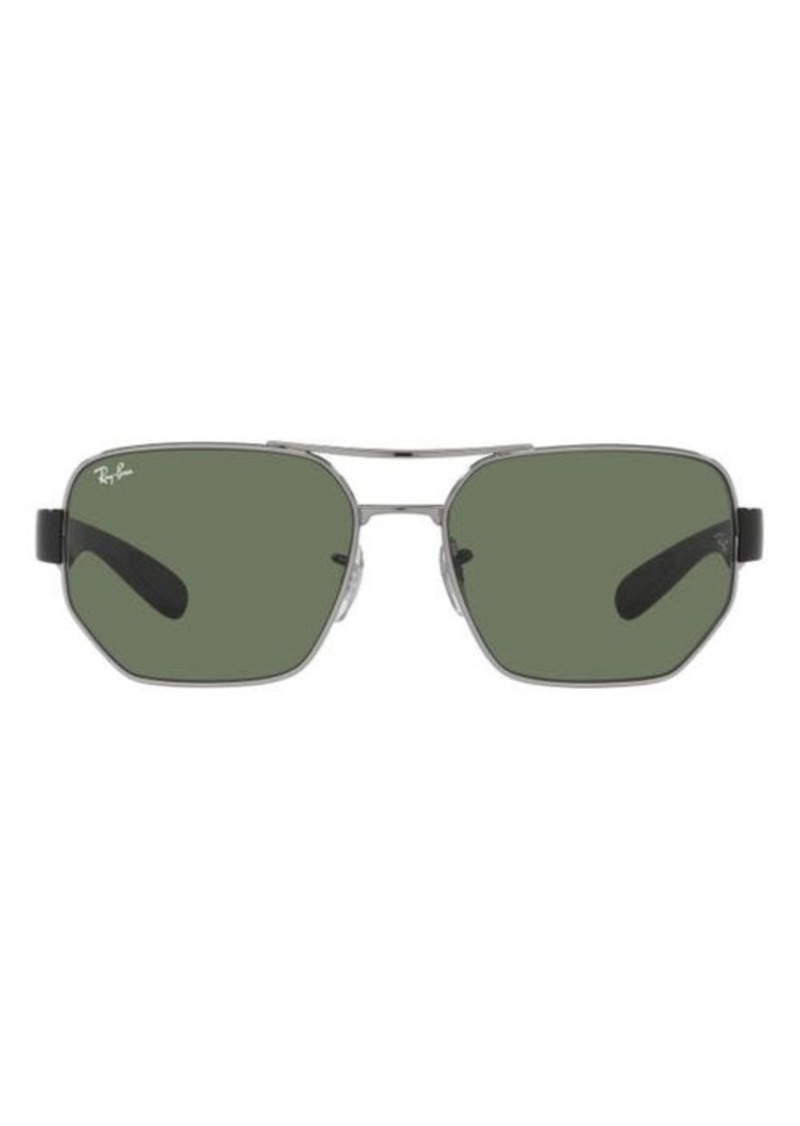 Ray-Ban 60mm Aviator Sunglasses