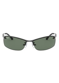 Ray-Ban 60mm Polarized Aviator Sunglasses
