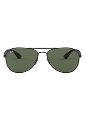 Ray-Ban 61mm Aviator Sunglasses