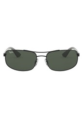 Ray-Ban 61mm Rectangular Sunglasses