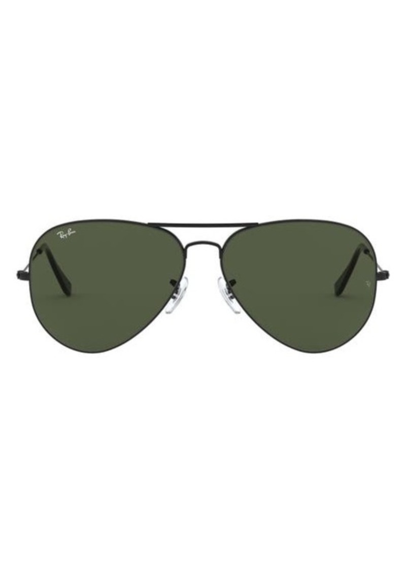 Ray-Ban 62mm Aviator Sunglasses