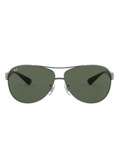 Ray-Ban 63mm Overzise Pilot Sunglasses