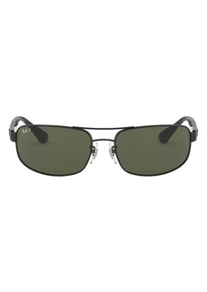 Ray-Ban 64mm Oversize Rectangular Sunglasses