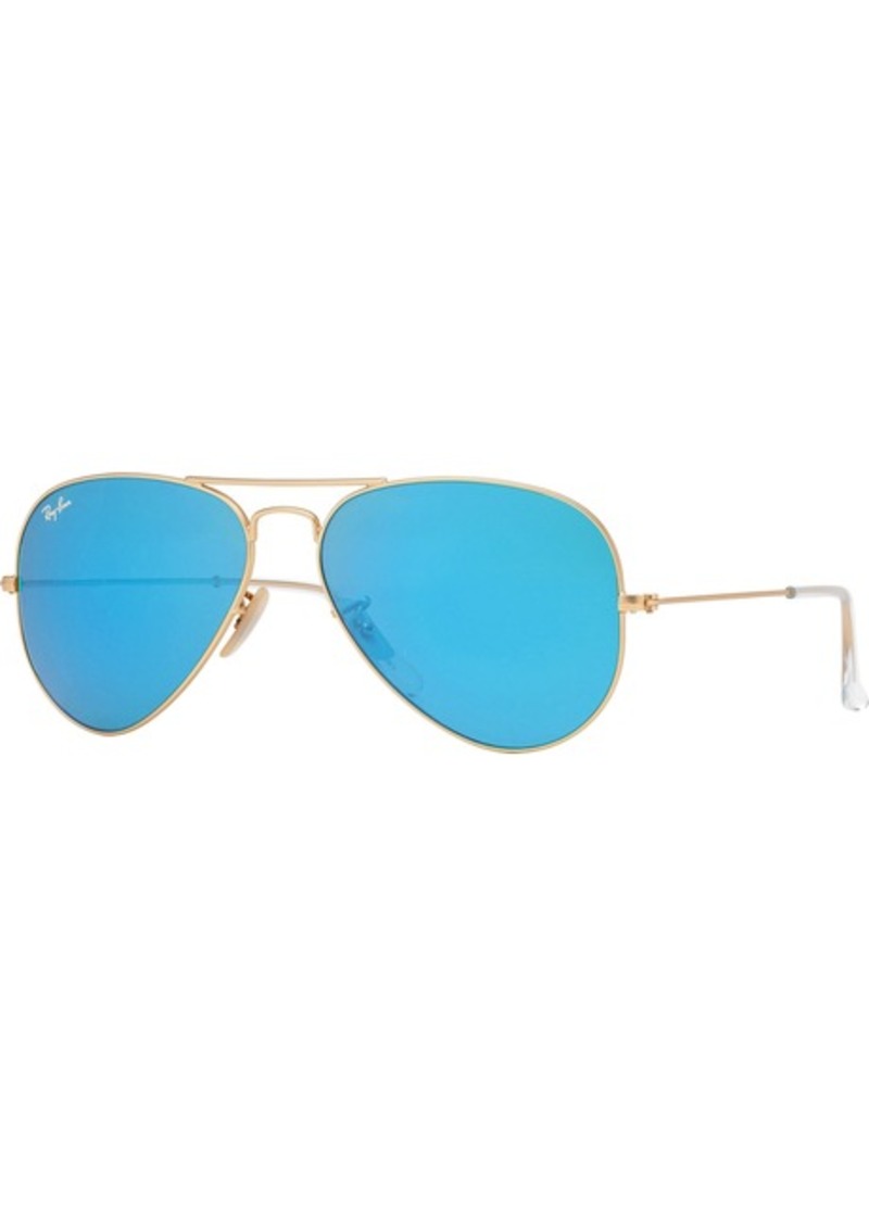 Ray-Ban Aviator Blue Flash Sunglasses, Men's